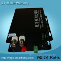 Hongrui factory price 2-CH Analog signal to digital signal fiber optical video to wifi converter